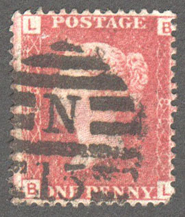 Great Britain Scott 33 Used Plate 86 - BL - Click Image to Close